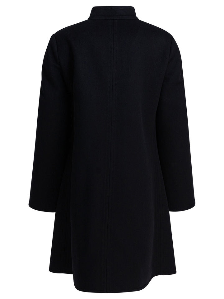 Valentino Wool And Cashmere Coat Jackets and Coats - Black | 4c02610c919d6ddfd45364a5574a208be9047106