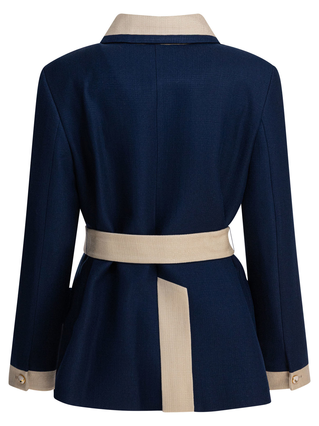 Valentino Viscose Caban Coat Jackets and Coats - Blue | 7a0f248845a6aff869f97c4e4f156830409bb371