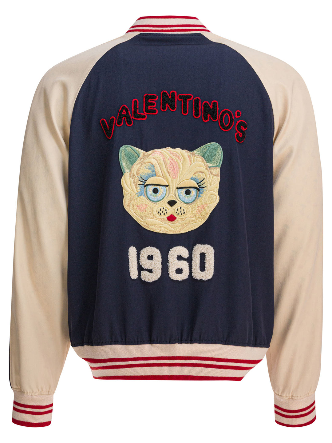 Valentino Virgin Wool Bomber Jacket Jackets and Coats - Blue | 320cc963118e4b6c2da949e82cc87baf36155fba