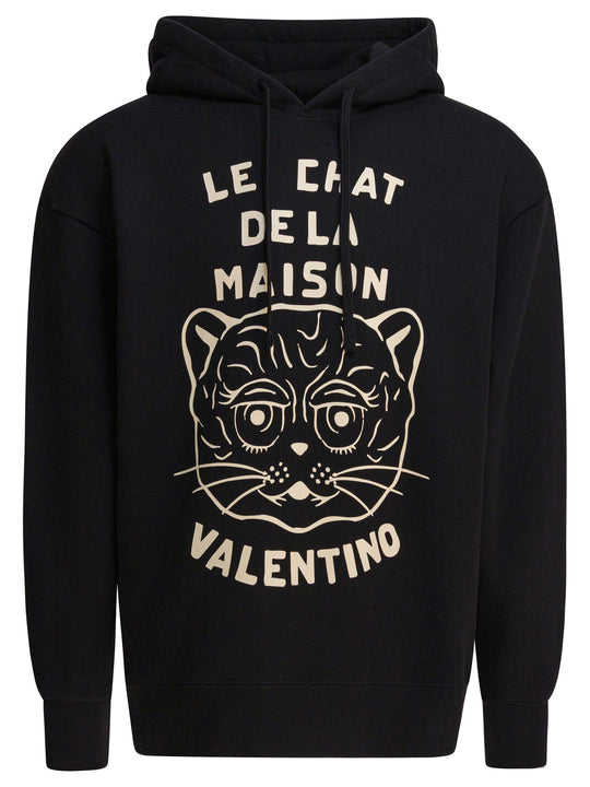 Le Chat De La Maison Sweatshirts Black