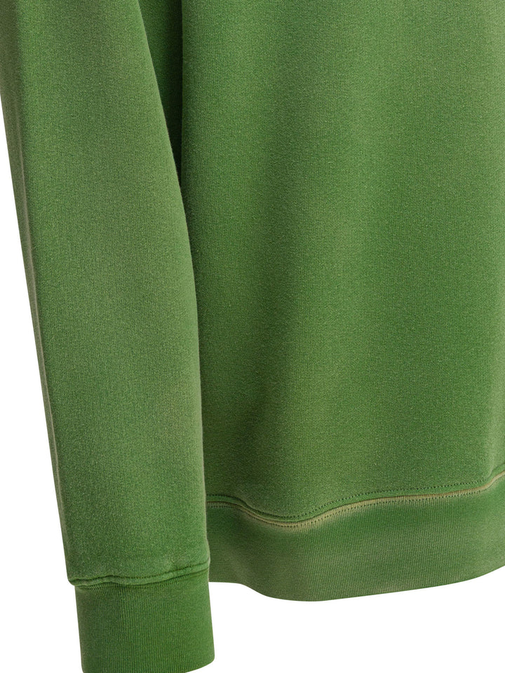 Valentino Cotton Crewneck Sweatshirt Sweatshirts - Green | df4803c0555093733f6ac0f6188f65228582f295
