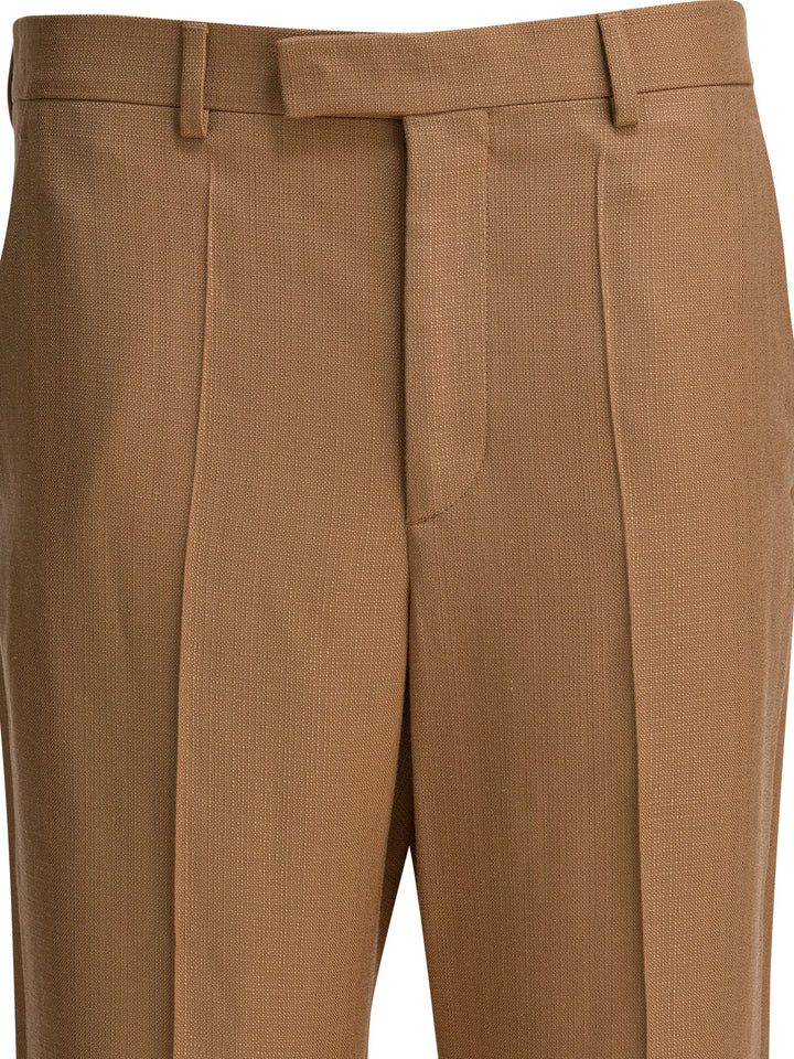 Valentino Viscose Pants Trousers - Beige | 6b3caa771b7e0c6e80d9bbda3272a8b0ab32e0e5