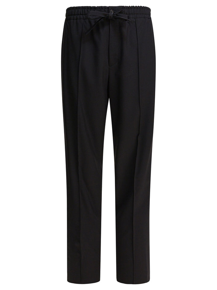 Valentino Wool Sport Pants Trousers - Black | 49db2679964872f51c6aee8d2e365fce838e01c6