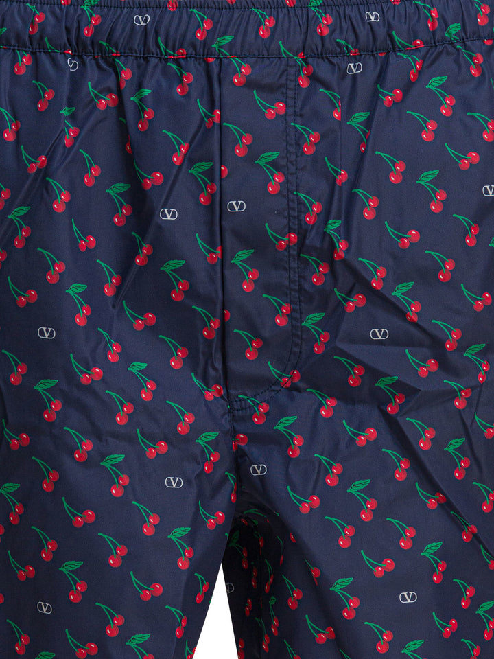 Valentino Cherryfic Swimwear - Blue | 6817ec619a6ca9bd426cfcc7ac08bd64ae5995a5