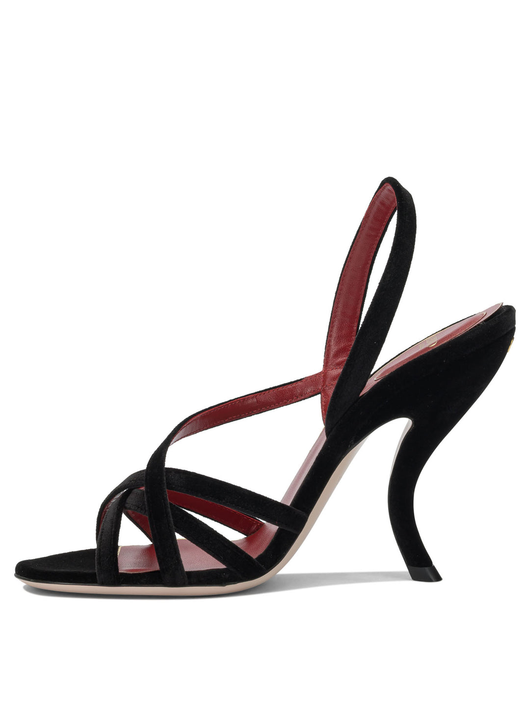 Valentino Garavani Fetishique 105mm Sandals - Black | 9e07f26b16a2e6447e158a6c314701b6fa990409