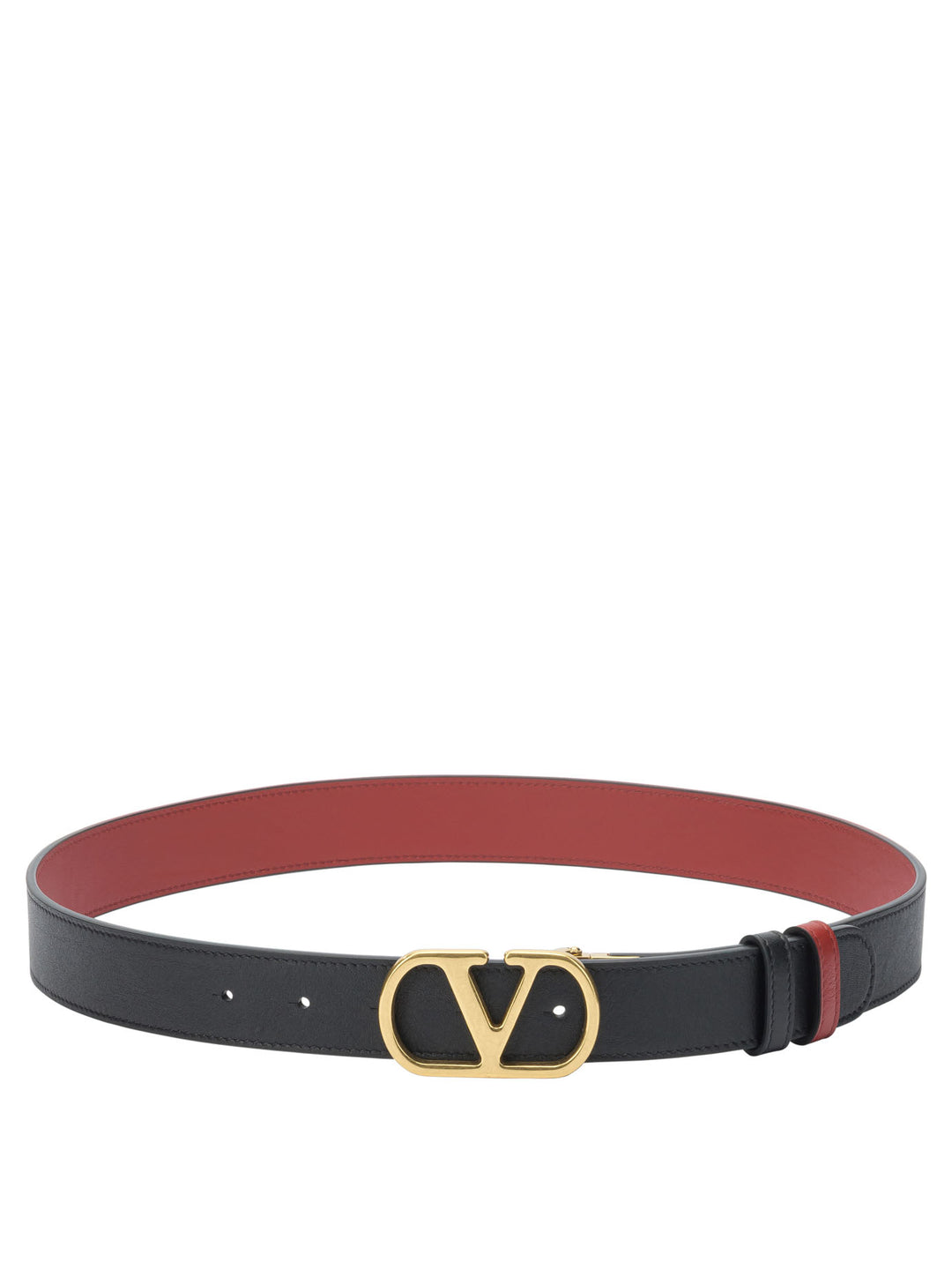 Valentino Garavani Vlogo Reversible Belt Belts - Black | 2f809db0d739d1728406b4679dbef724060c79c1