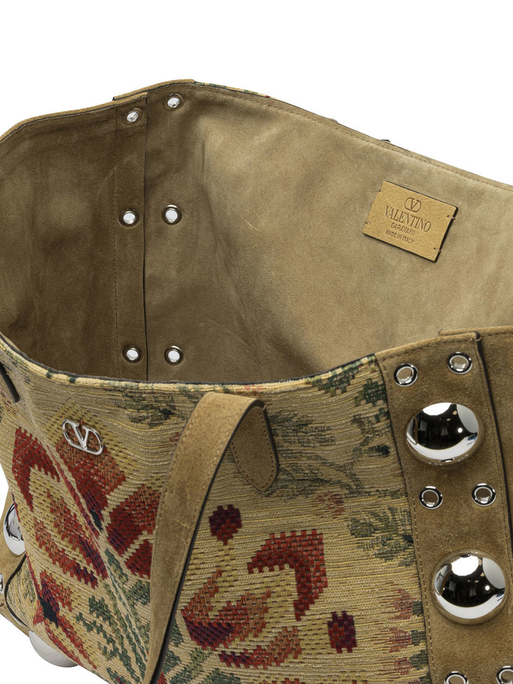 Valentino Garavani Nellcôte Shoulder Bags - Beige | 7d8fa0afc474e32bad6e29883584839c26a00ab4