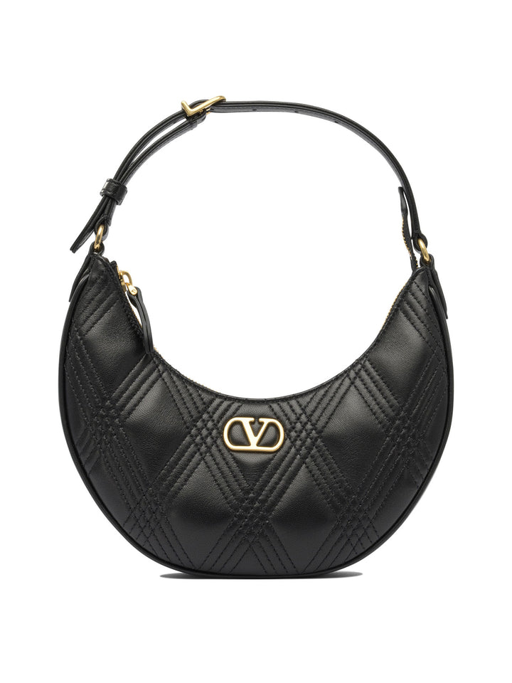 Valentino Garavani Quiltie 67 Shoulder Bags - Black | 20d6d91bf68fb2601c695be40e3d778f9937cc79