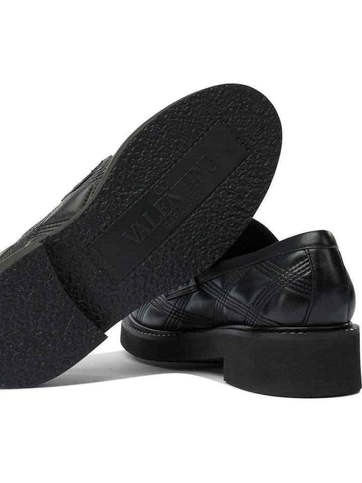 Valentino Garavani Quiltie 67 Loafers & Slippers - Black | 468c9e3a5ddc8bfa5b4d36d76eccf5c3f20b9282
