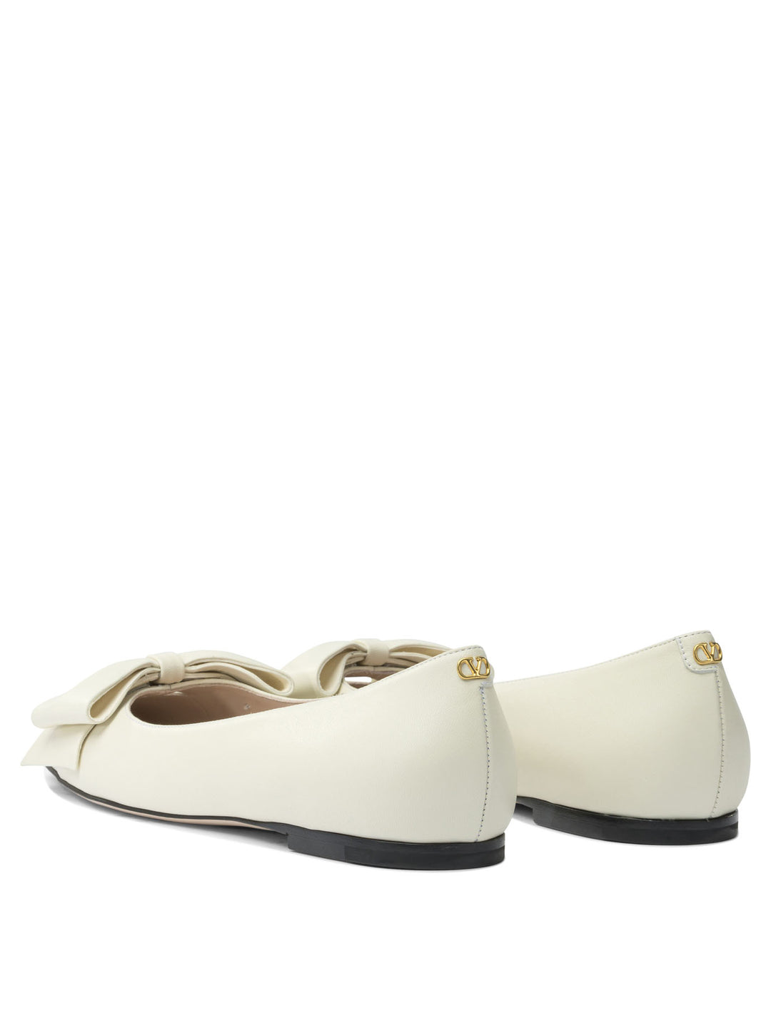 Valentino Garavani Bowow Ballerinas - White | 86311e68ef389ac3bcd7944db2c26994f2f8f1e0