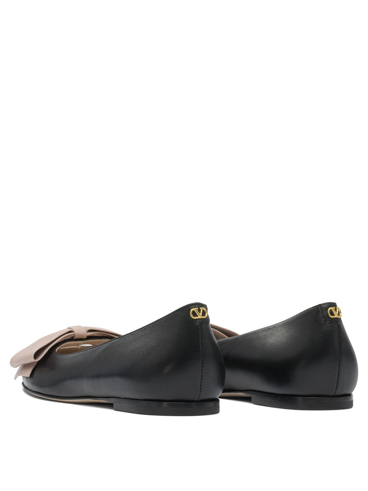 Valentino Garavani Bowow Ballerinas - Black | a615363c78a5154a203275bd43de4d660df75b7d