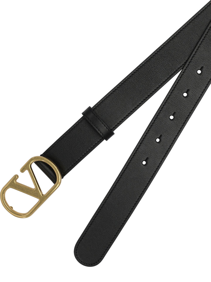 Valentino Garavani Vlogo Signature Belts - Black | 2eb62dcb1b54fd1c4ee8a47e540a6bd852f96ce8
