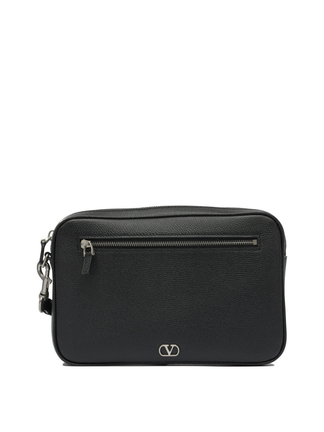 Valentino Garavani Vlogo Signature Pouch - Black | 937c11acb4d00b85e799575e5af70813b4b5601b