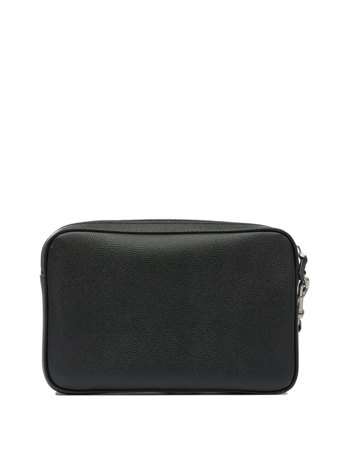 Valentino Garavani Vlogo Signature Pouch - Black | 90290a7a82bfb328dc6b308194c915b46d1260e2