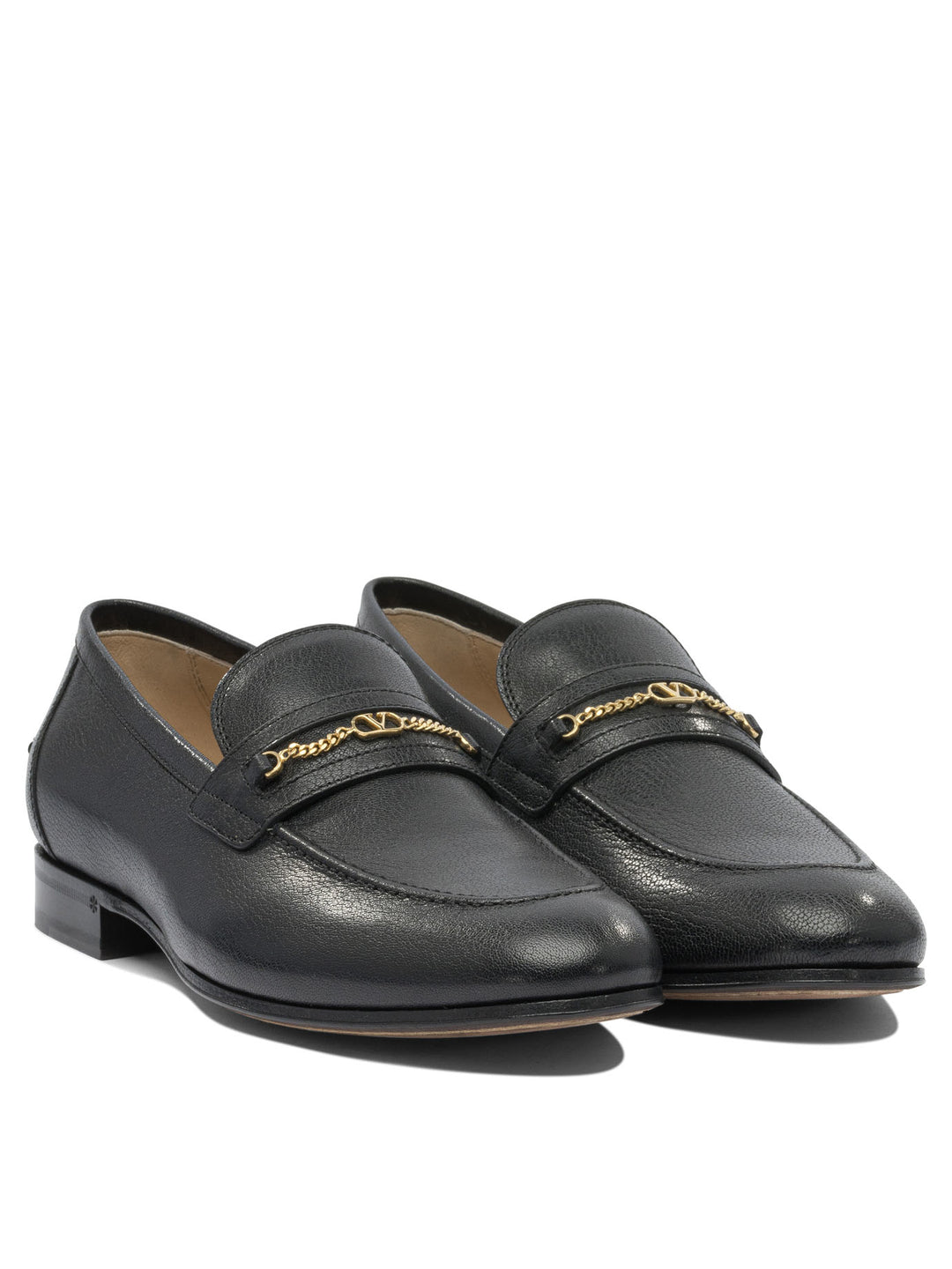 Valentino Garavani Vlogo Signature Loafers & Slippers - Black | 23e874787af60c133459f13d805bd2c56a21b5d2