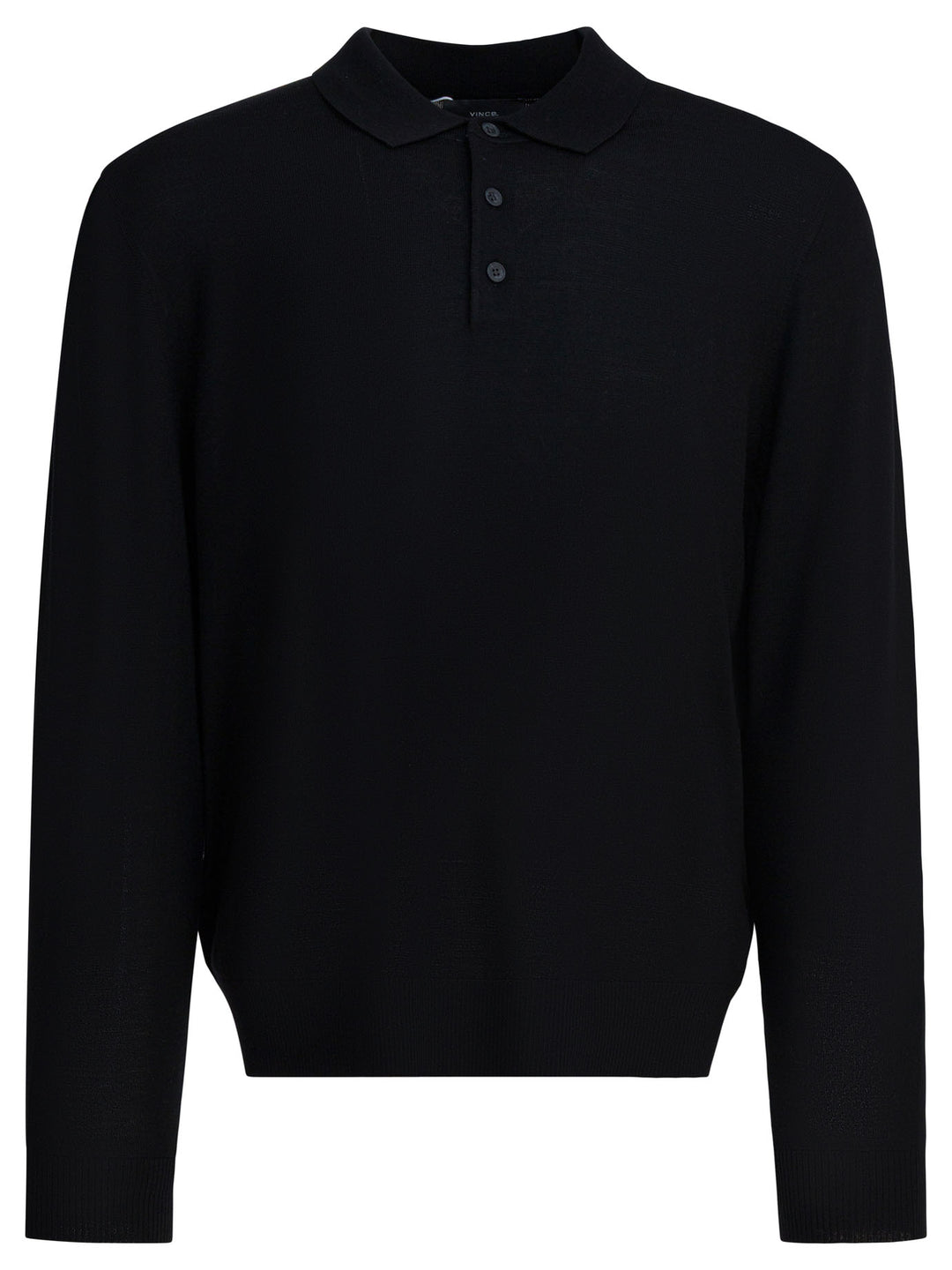 Vince Merino Wool Polo Shirt Polo shirts - Black | ff333900c28a14841d359ca83547fcf0a81ec2b4