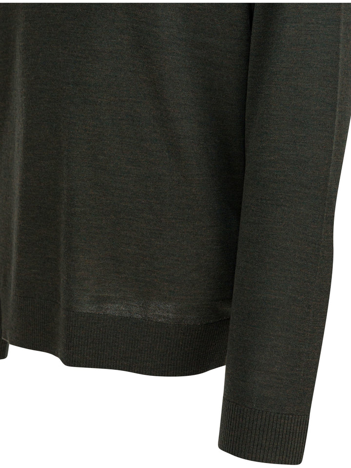 Vince Merino Wool Polo Shirt Polo shirts - Grey | cc0acbb23f842616ad71a9af094b625f630aa3f3