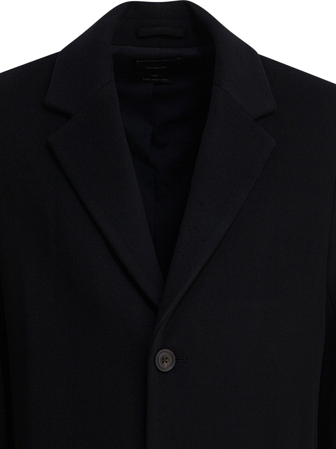 Vince Classic Coat In Italian Wool Blend Jackets and Coats - Black | 882f59cd59f585dd9330f4f17ca55e439911357f