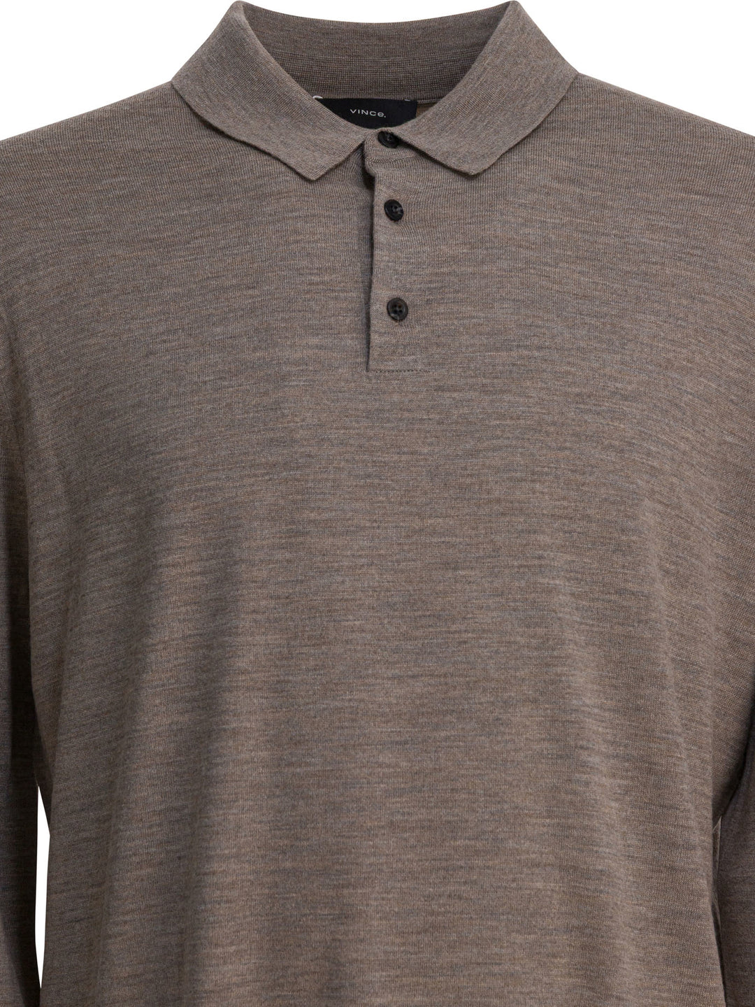 Vince Wool And Cashmere Polo Shirt Polo shirts - Grey | ce92d1ebaf37884dd8a909448829d1e1b3104393
