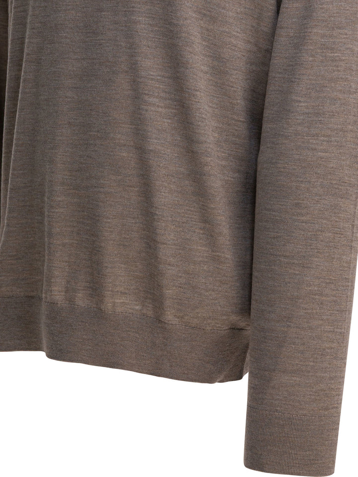 Vince Wool And Cashmere Polo Shirt Polo shirts - Grey | b143e01075ed8d80fb7afb3d970c933a30cc5608