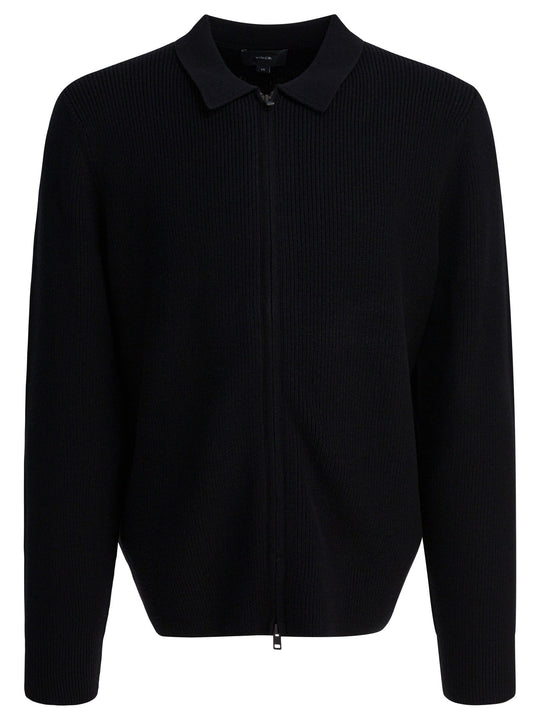 Wool Blend Cardigan Knitwear Black