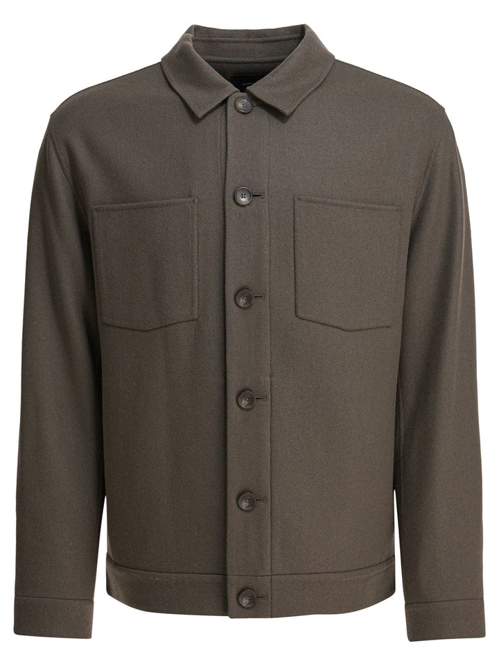 Vince Work Jacket Jackets and Coats - Grey | e67bb08fbfebc39ed77227614ea032ce2373420d