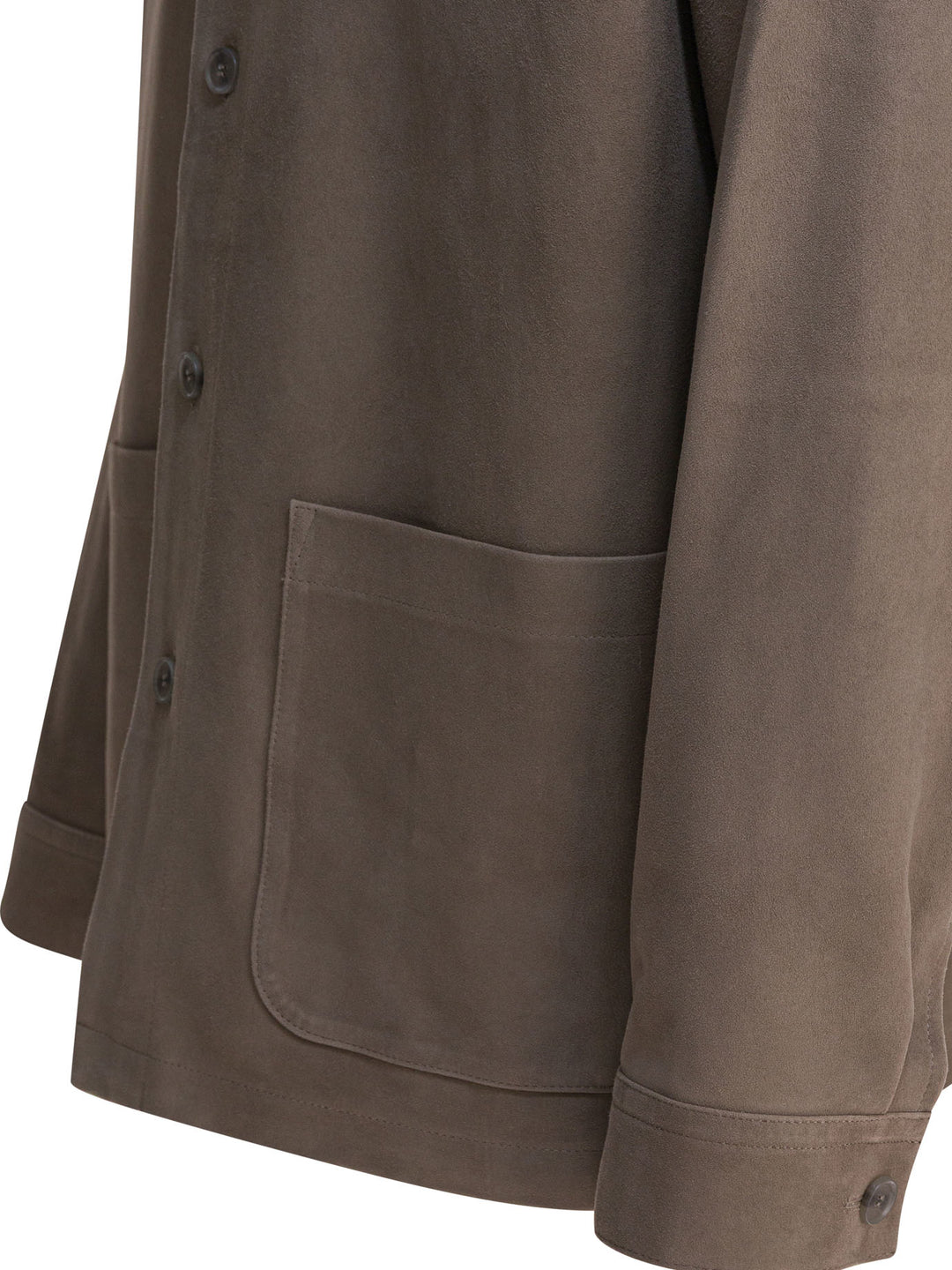 Vince Suede Leather Jacket Jackets and Coats - Grey | f19f190c90e2ae4fceebec49267bc2aa6955c9fc