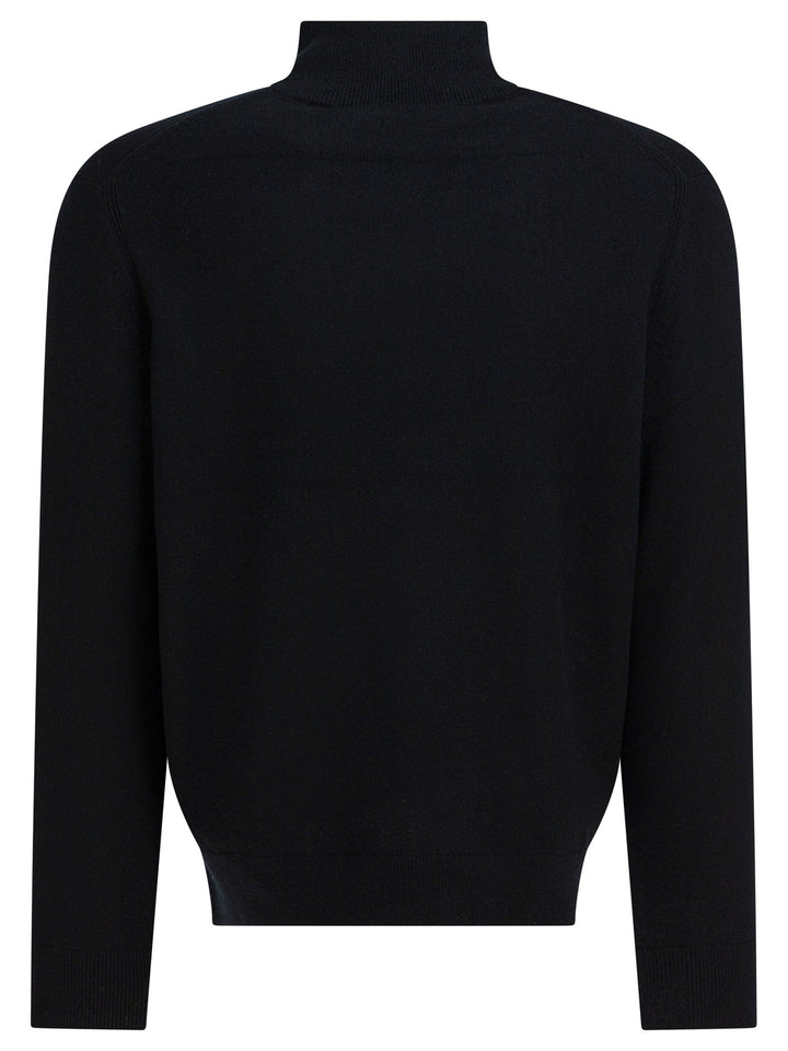 Vince Cashmere Sweater With Half Zipper Knitwear - Black | 8a631885336973bb677a9d778b99a0558db61e4b