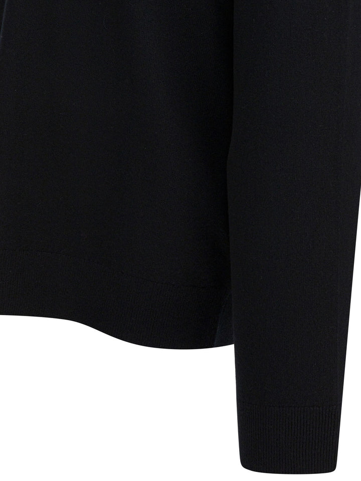 Vince Cashmere Sweater With Half Zipper Knitwear - Black | 9cf3d02342a1e321d9b391d1b9c65489d325d52c