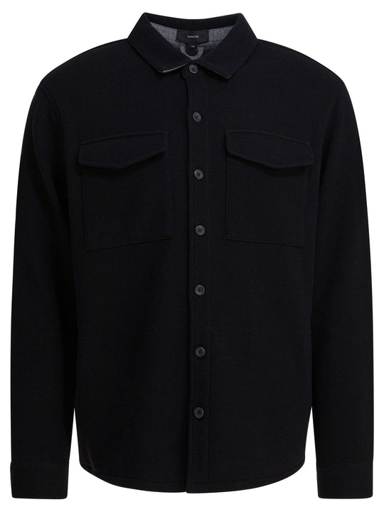 Cotton Overshirt Jacket Jackets And Coats Blue