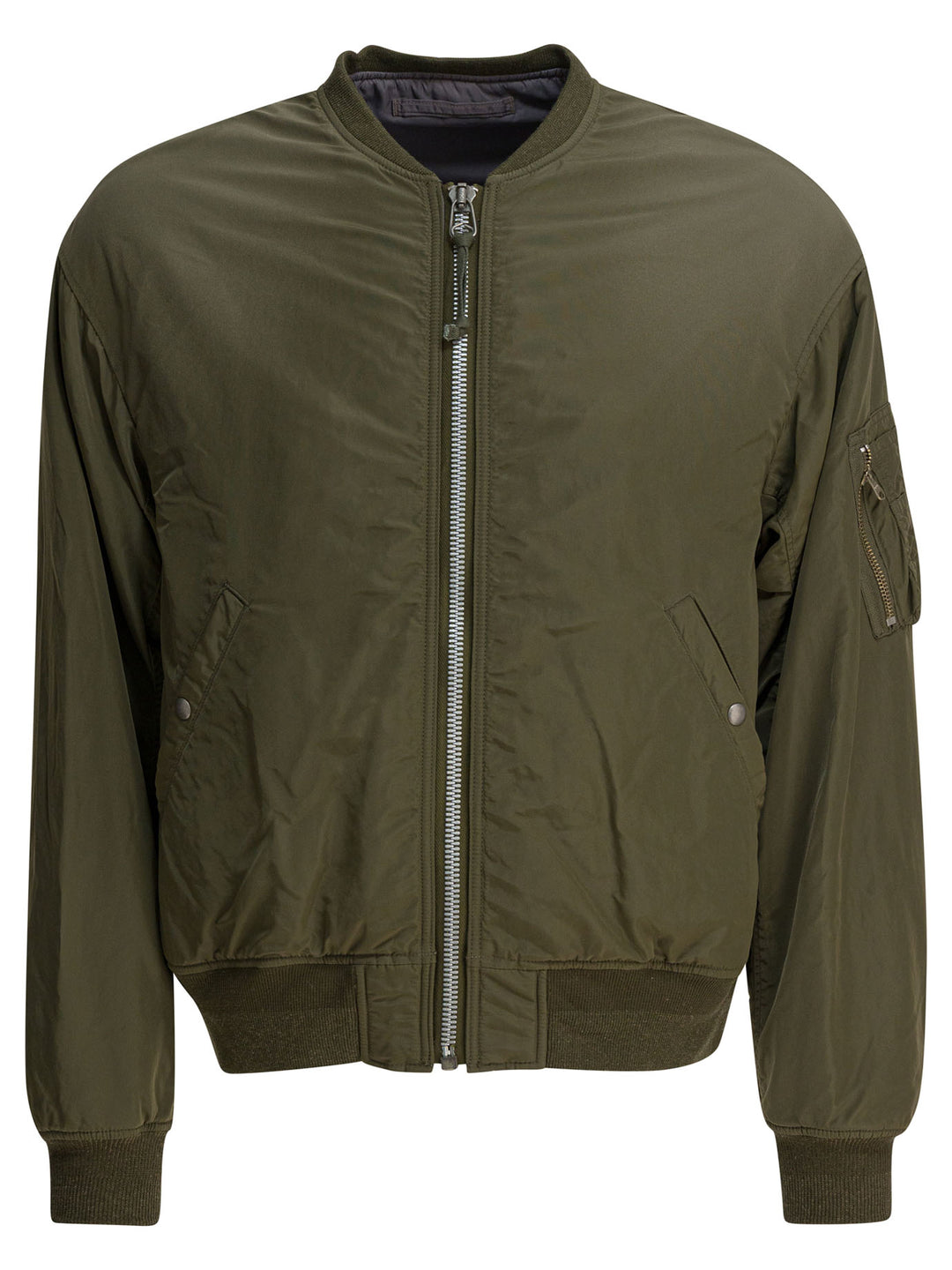 Visvim Nylon Bomber Jacket Jackets and Coats - Green | 74a023da61087f61e824b17dc9593c8d0e02edde