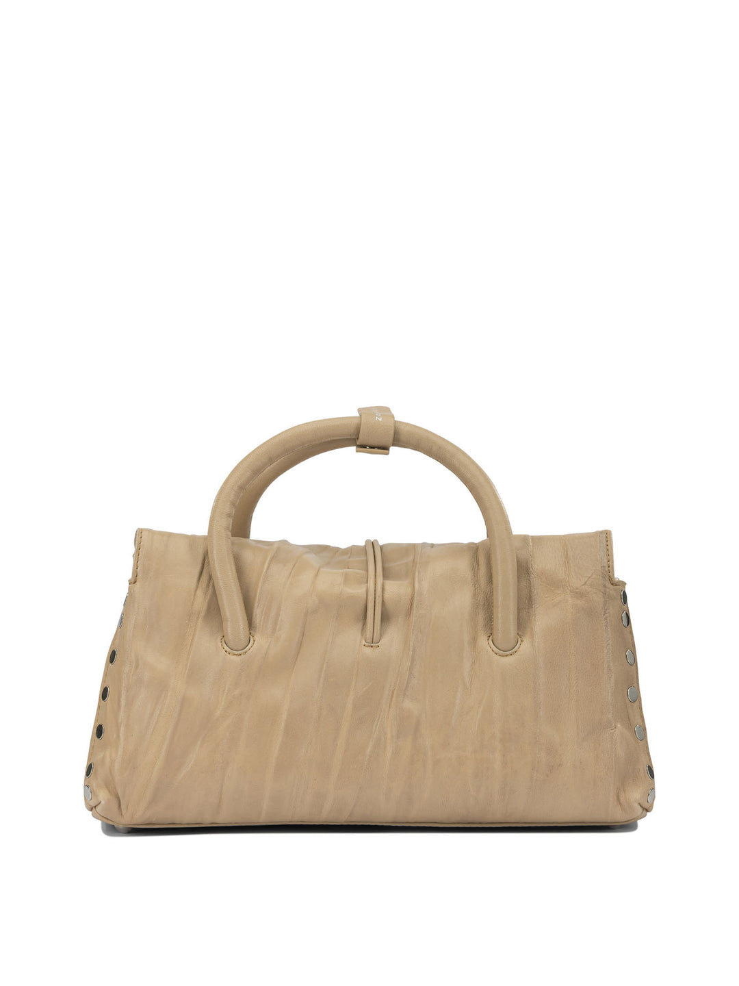 Zanellato Dotta Pleated Handbags - Beige | 0dabb69070aa96b250178a2edd20ce15ab4d85d7
