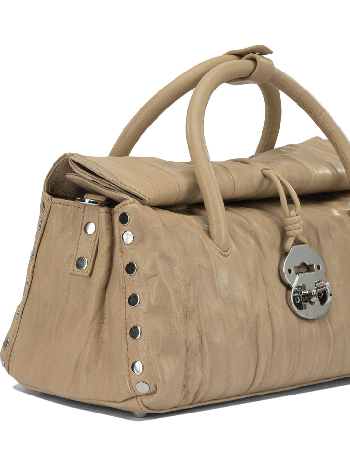 Zanellato Dotta Pleated Handbags - Beige | adde0b64c4f2ed80236aecbd52899b5b1a53f1e0