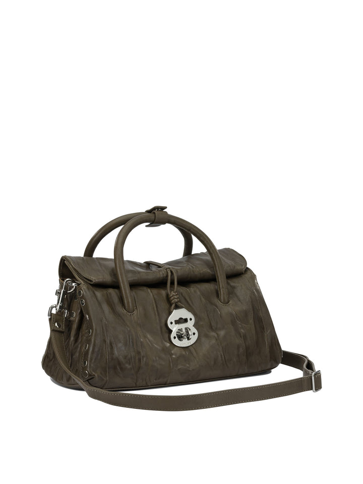 Zanellato Dotta Pleated Handbags - Green | 13ba81aa823cad4e62662d5a8a20b6ab665c4965