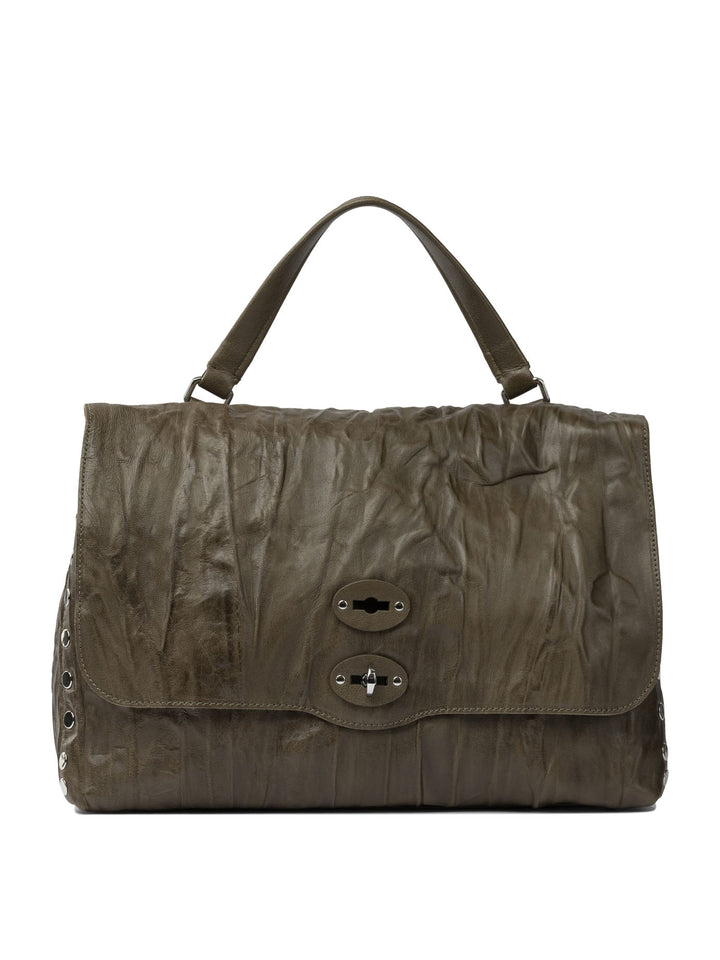 Zanellato Postina® Pleated Handbags - Green | 261ec31039da2e6721df432647a88b3ef65284a8