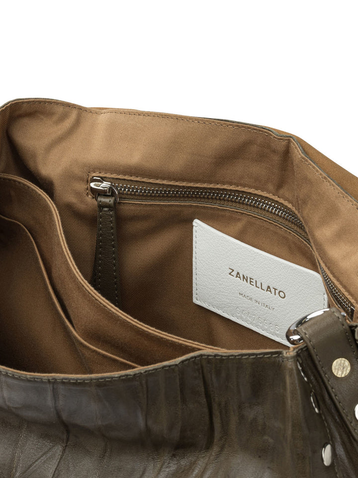 Zanellato Postina® Pleated Handbags - Green | 739d6b00a88b0ea2d97dbd0c0888e20ac2b14323