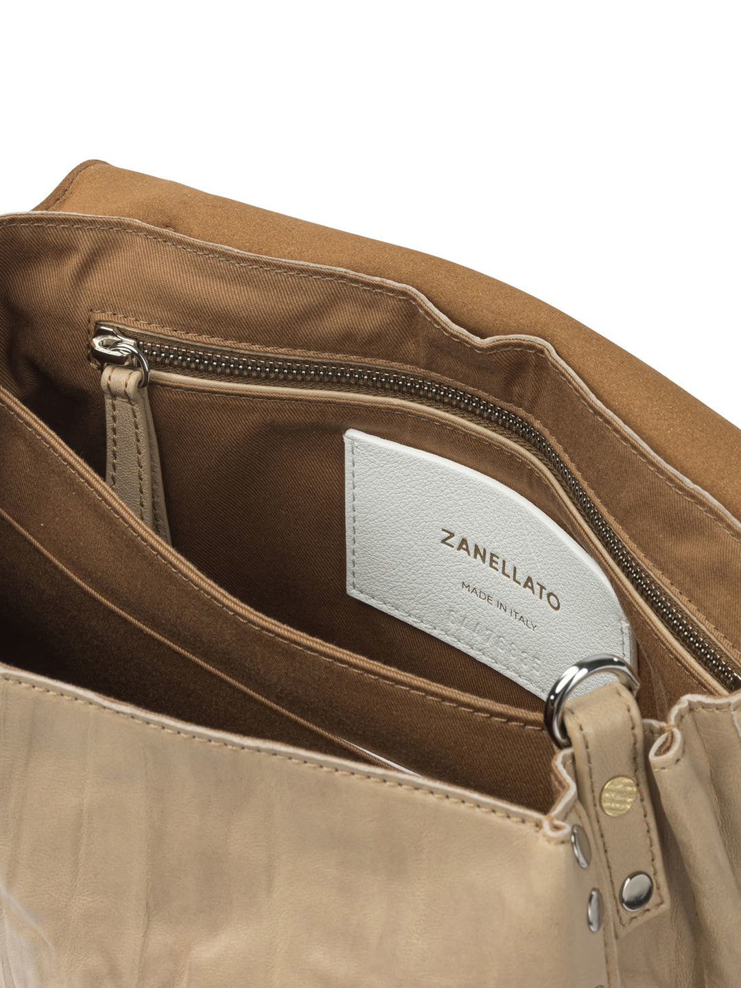 Zanellato Postina Plissé Handbags - Beige | 4cb4e9a2e34e7a10b9429240095b6897f44314f5