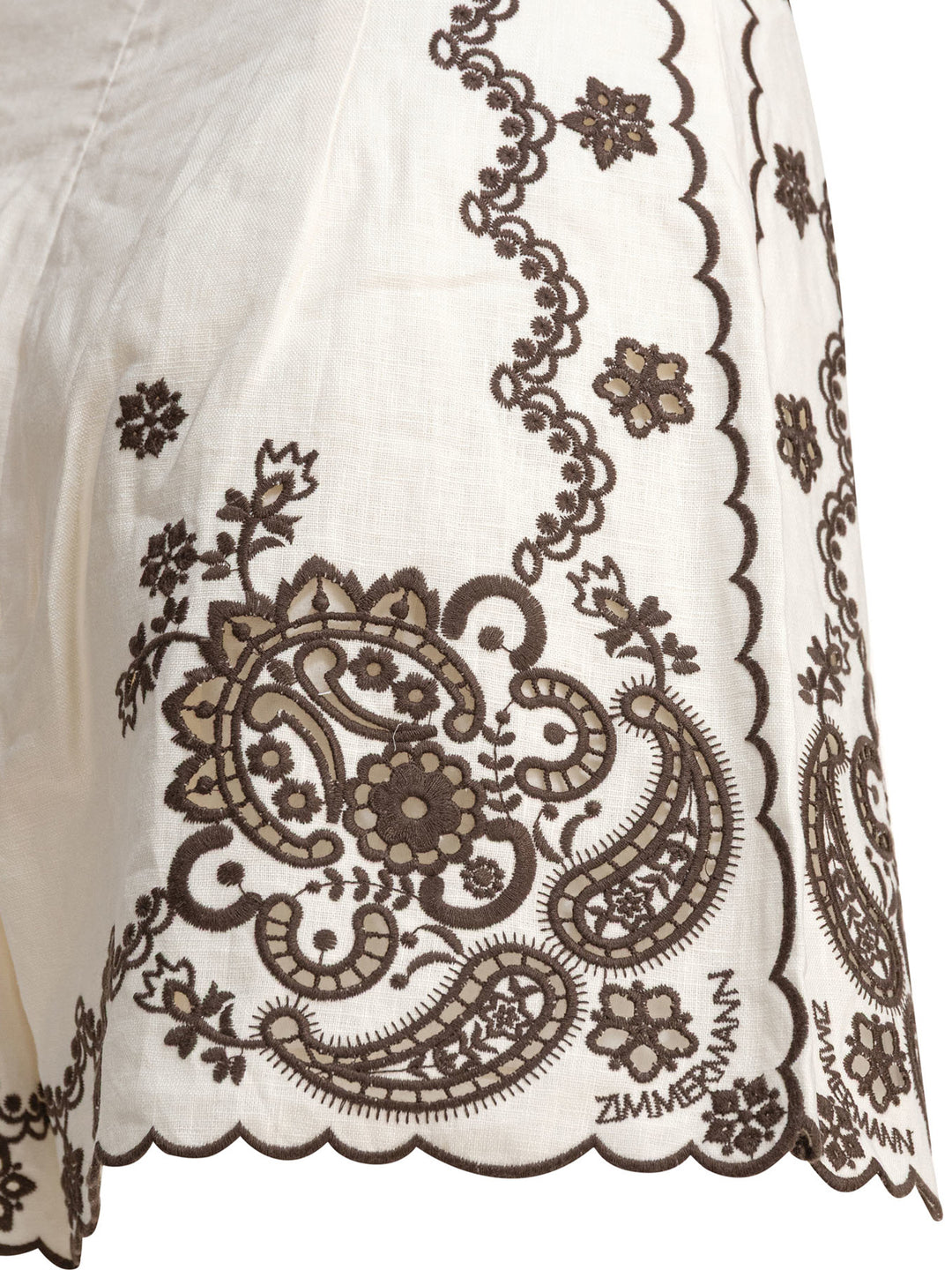 Zimmermann Ascension Shorts - White | 8de562a731594b6ce98001d99634e74bce48e736