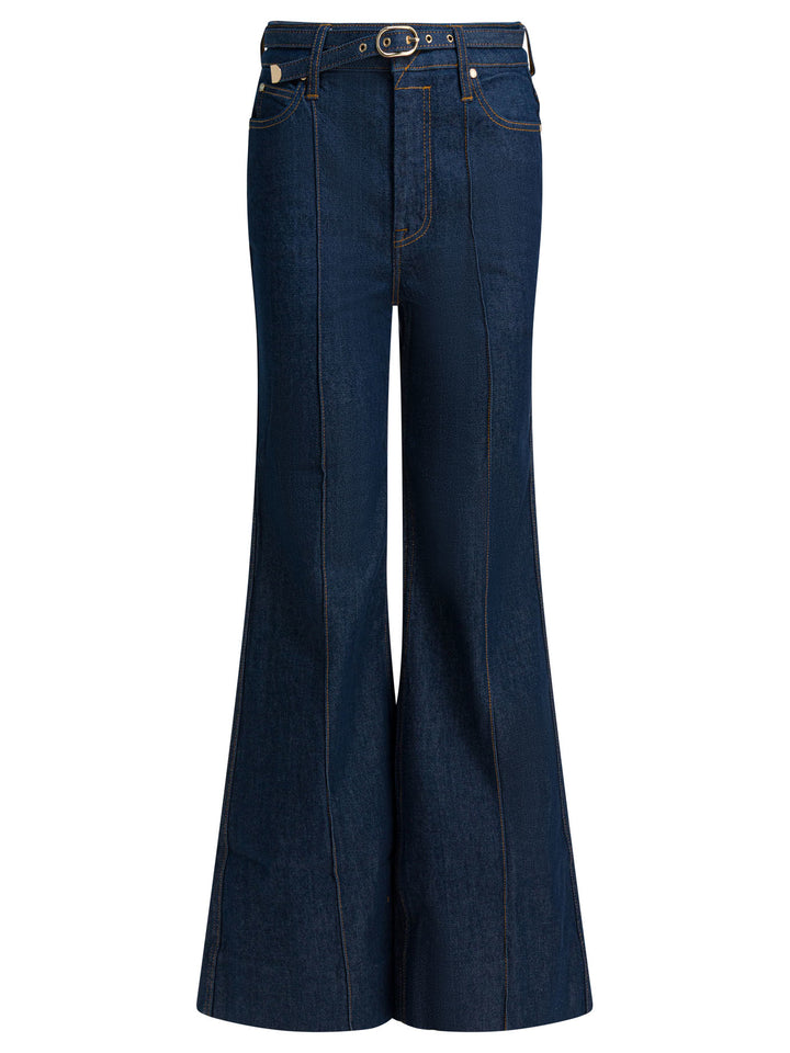 Zimmermann Wide Leg Jeans - Blue | 4e7e90d9c0c1be9f3339277a574a0b6c6b32dd17