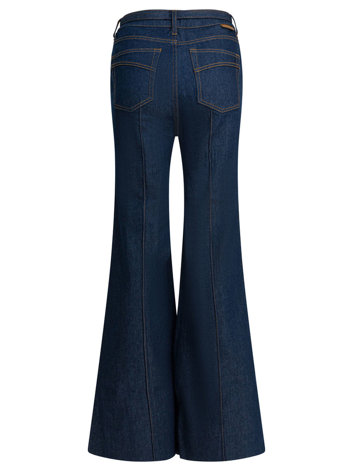 Zimmermann Wide Leg Jeans - Blue | 3666a3802421c608aa47b852a082a343b0b8394a