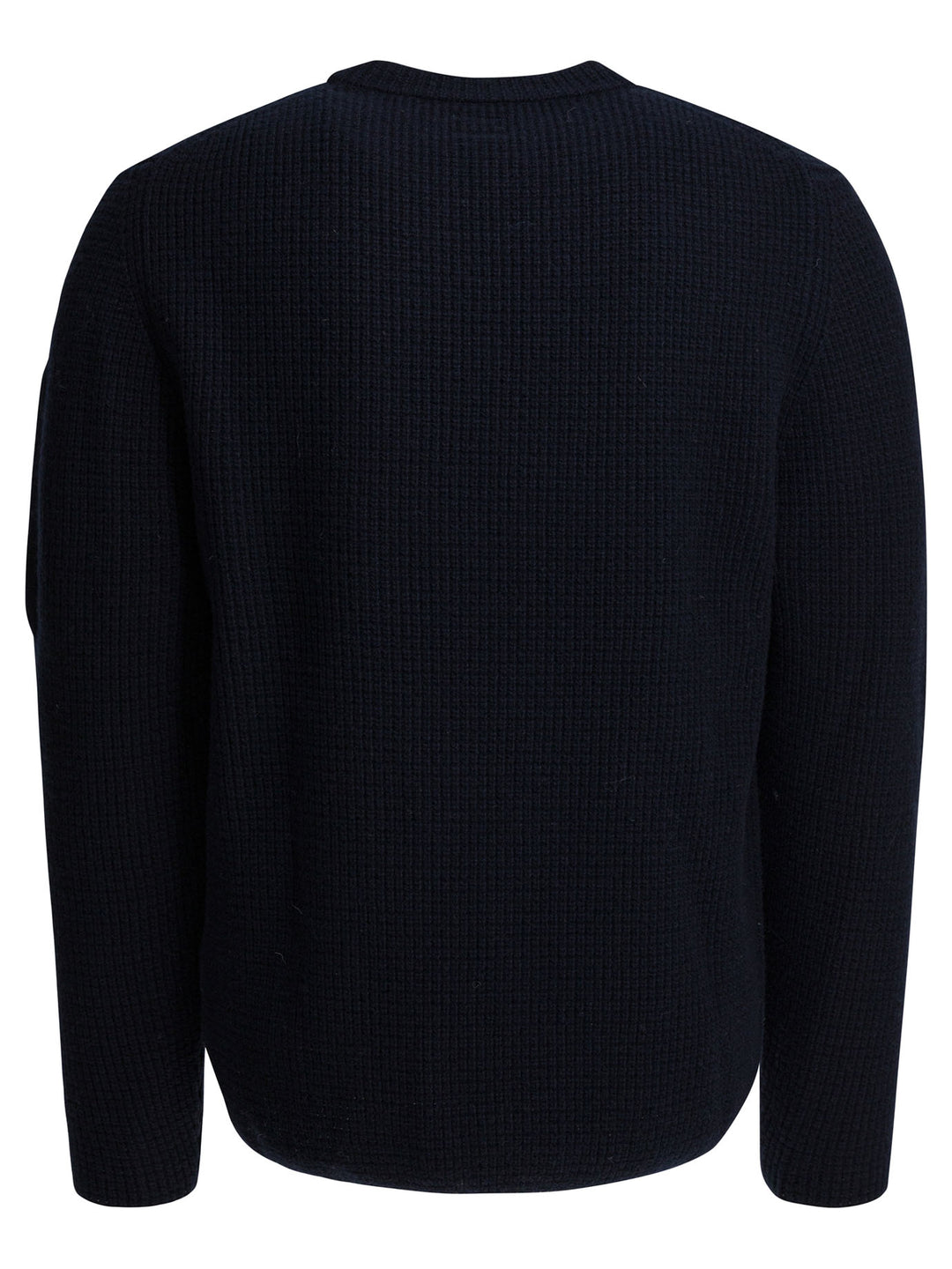 C.P. Company Crew-Neck Sweater With Logo Knitwear - Blue | 5b6b166b94dfaf5f4b397eca1c43856d9f345ba0