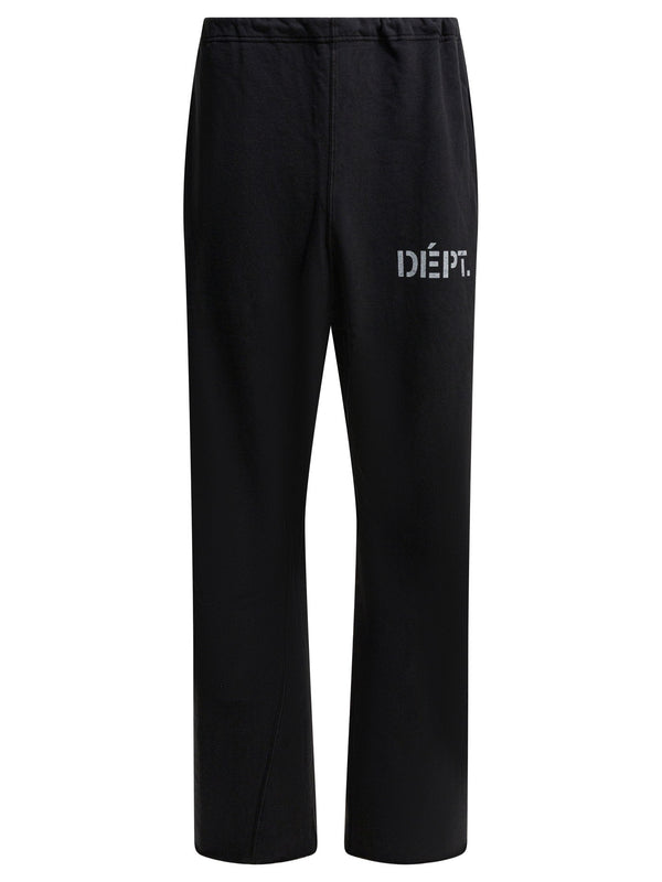 Sports Pants With Logo Trousers Black