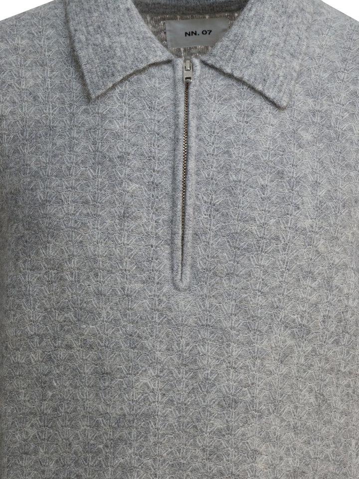 Nn.07 Alfie Knitwear - Grey | 63afe02daff893278411e7317d046cdaf12d528c