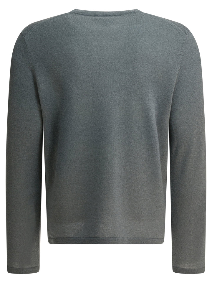 Vince Cashmere And Silk Crewneck Sweater Knitwear - Grey | 1ea1795571a572a072b8e3682538b7dcd88ea2b3