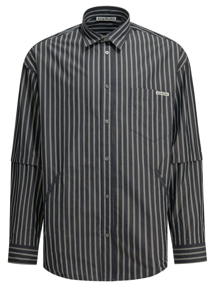Acne Studios  Shirts - Blue | d4706ed037ba60cfd45637a51c823ff0e8bad1b1