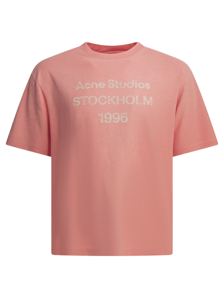 Acne Studios  T-shirts - Pink | 1c5d6f336b6876742f24848ac5bff3adb9d6fca4
