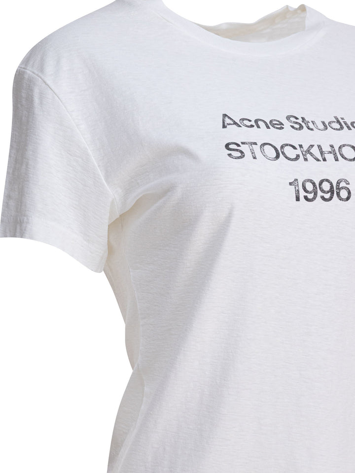 Acne Studios  T-shirts - White | ae737621cf589e040e43a0b82045e1880a9aab49