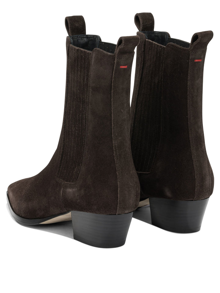 Aeyde Agata Boots and Ankle Boots - Brown | 586832bf5b457a8e737e42ac6b25cd0217fdccee