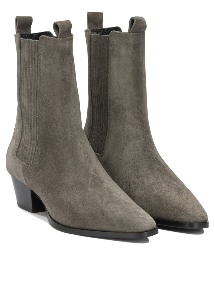 Aeyde Agata Boots and Ankle Boots - Beige | 87a622dcd95ac8b88ea5c53df6ddda119e187764