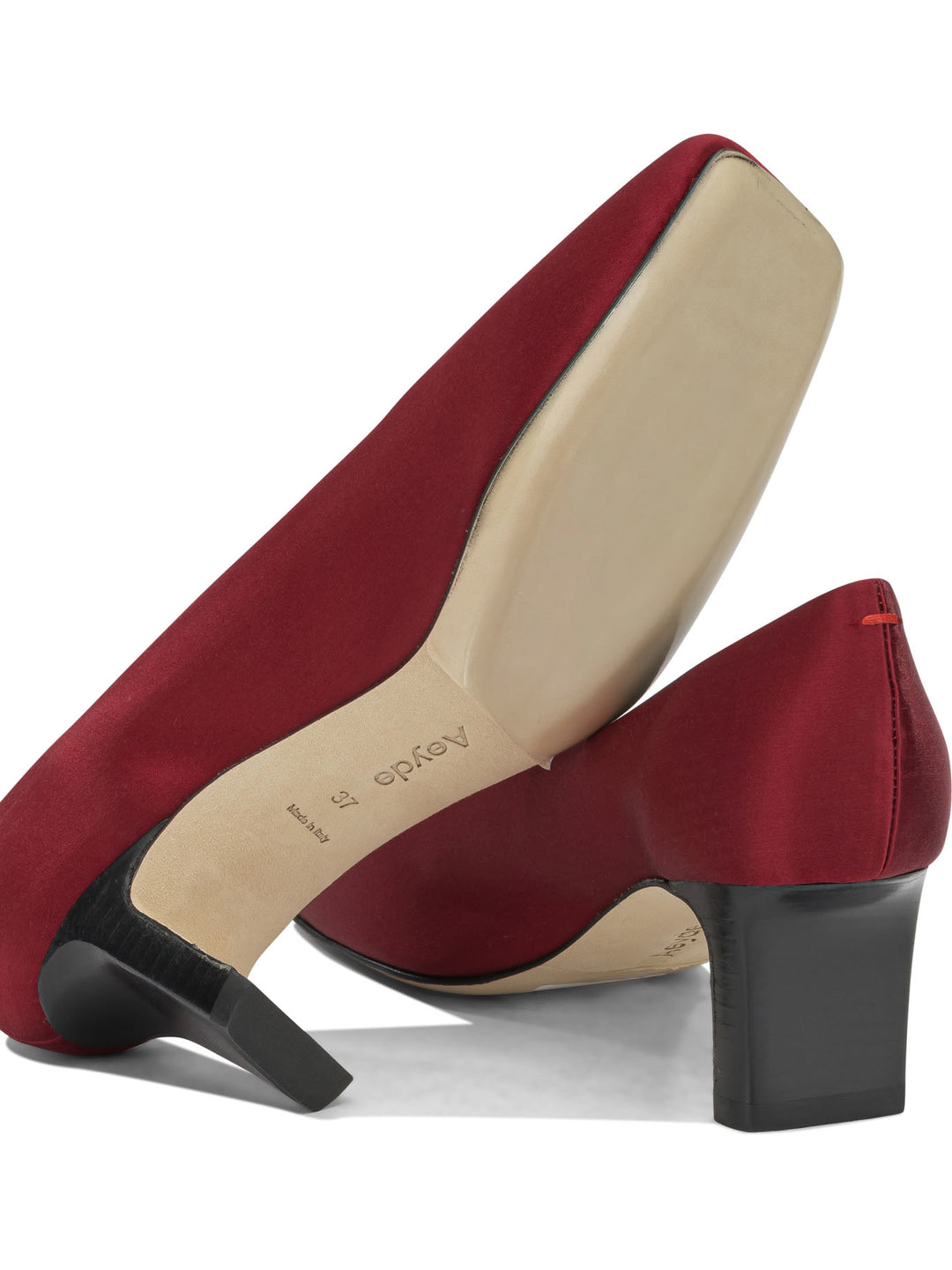 Aeyde Mahlia 50mm Heeled Shoes Red